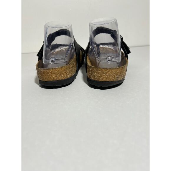 Birkenstock Black Birko Flor Mayari Toe Thong Adjust Sandal 38 Reg-Wide 7-7.5 - Picture 4 of 8